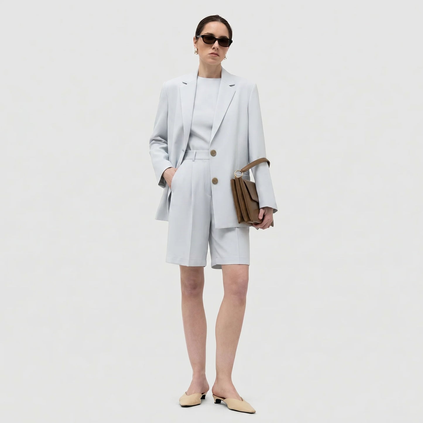 Iconic Tailored Shorts - Cloud Blue