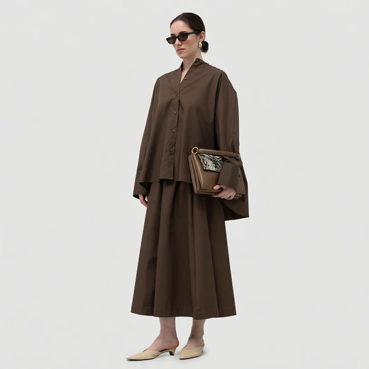 Wadha Skirt - Brown